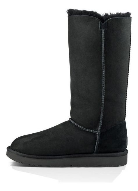 Bota UGG Mujer Bailey Button Triplet Ii Negro-2