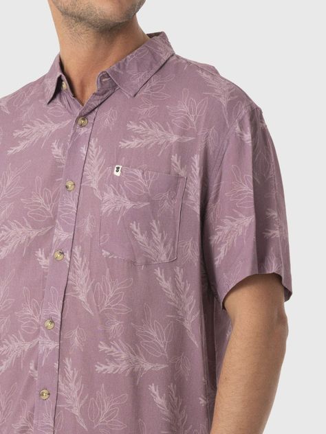 Camisa Stoked Hombre Medusa Morado-3