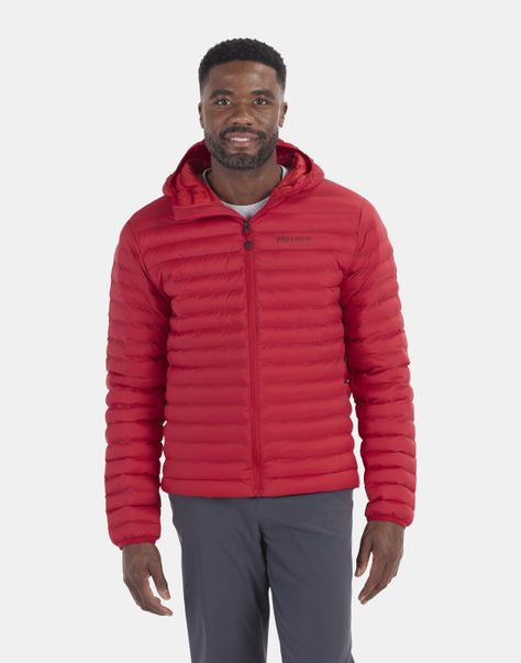 Chaqueta Marmot Hombre Echo Featherless Hoody Rojo-0