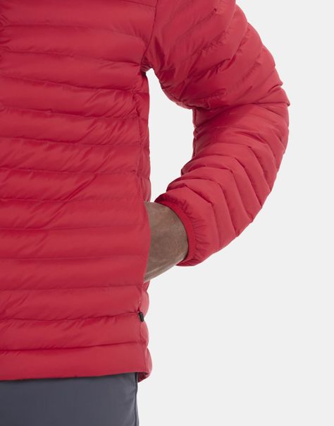 Chaqueta Marmot Hombre Echo Featherless Hoody Rojo-4