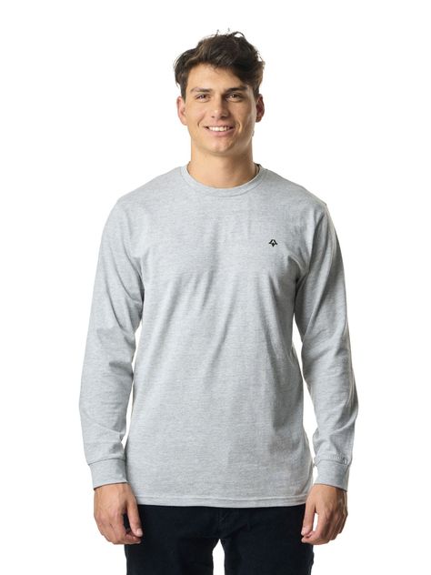 Polera Kivul Hombre Logo Gris-0