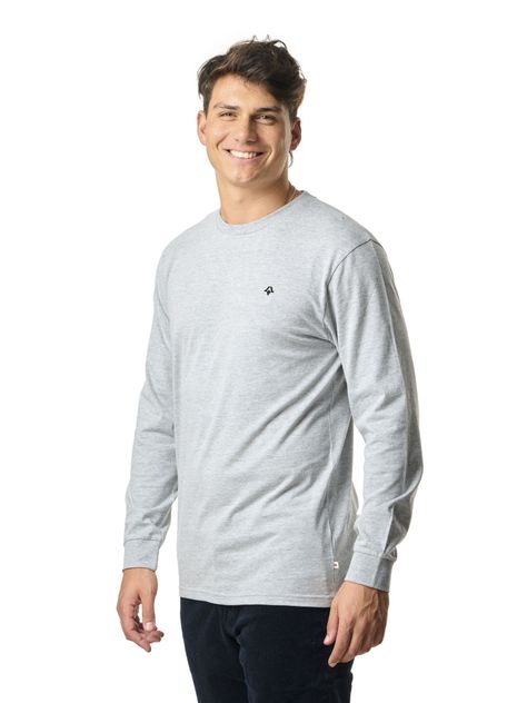 Polera Kivul Hombre Logo Gris-1