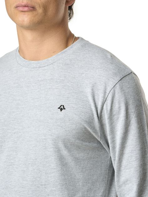 Polera Kivul Hombre Logo Gris-3