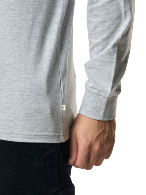 Polera Kivul Hombre Logo Gris-4