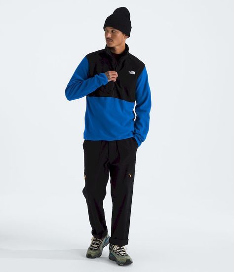 Polar The North Face Hombre Glacier Zip Azul-3