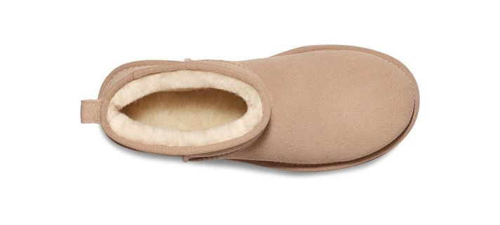 Bota Ugg Mujer Classic Ultra Mini Platform Beige-4