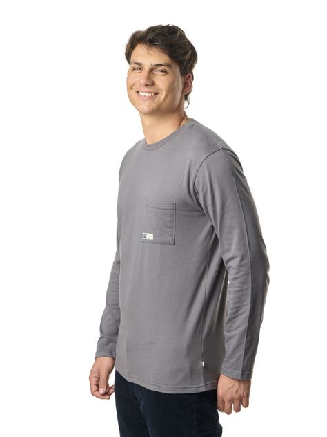 Polera Kivul Hombre Logo MI Gris-1