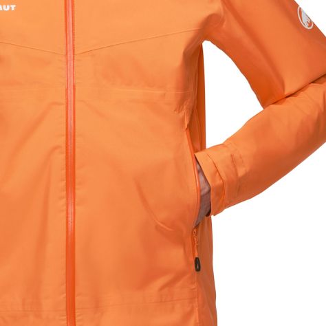 Chaqueta Mammut Hombre Convey Tour Hs Hooded Naranjo-4