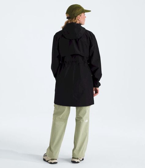 Chaqueta The North Face Mujer Impermeable Daybreak Mid Rain Parka Negro-2