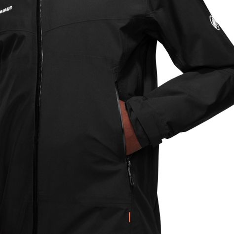 Chaqueta Mammut Hombre Convey Tour Hs Hooded Negro-4