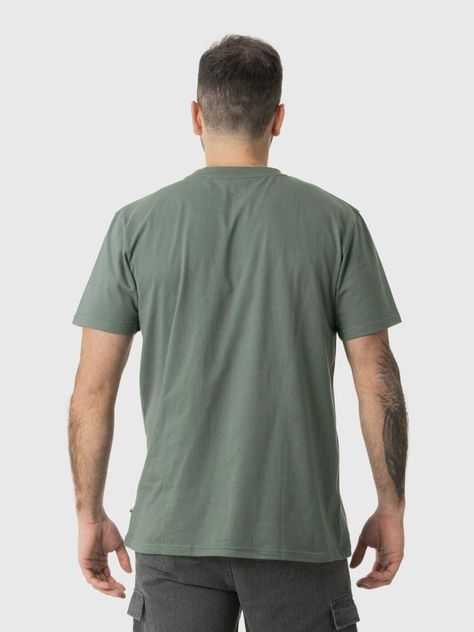 Polera Kivül Hombre Logo Reciclada Verde-2