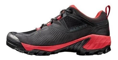 Zapatilla Mammut Mujer Sapuen Low Gtx Negro-4