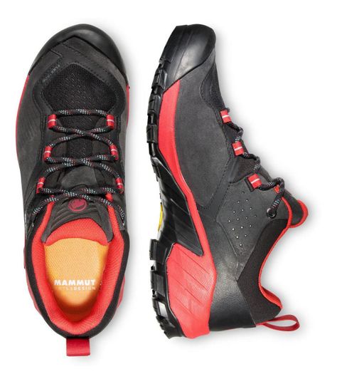 Zapatilla Mammut Mujer Sapuen Low Gtx Negro-6