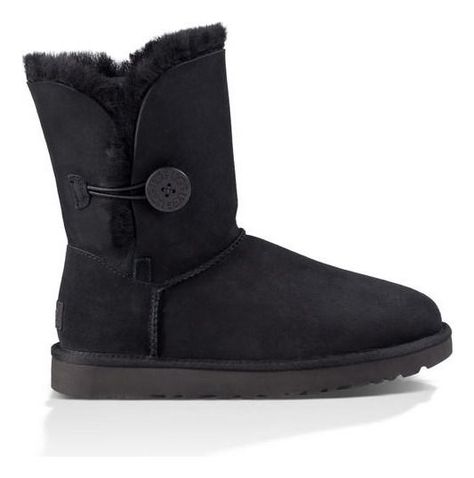 Bota UGG Mujer Bailey Button Ii Negro-1