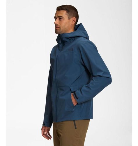 Chaqueta The North Face Hombre Dryzzle Futurelight Azul-2