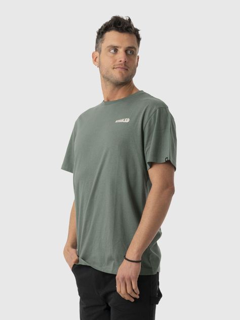 Polera Stoked Hombre Pop Reciclada Verde-1
