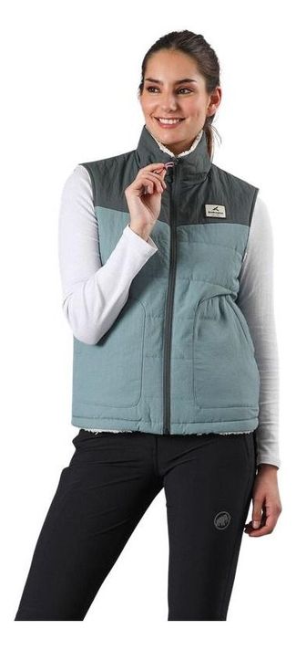 Chaqueta Andesgear Mujer Reversible Trancura Vest Azul-0