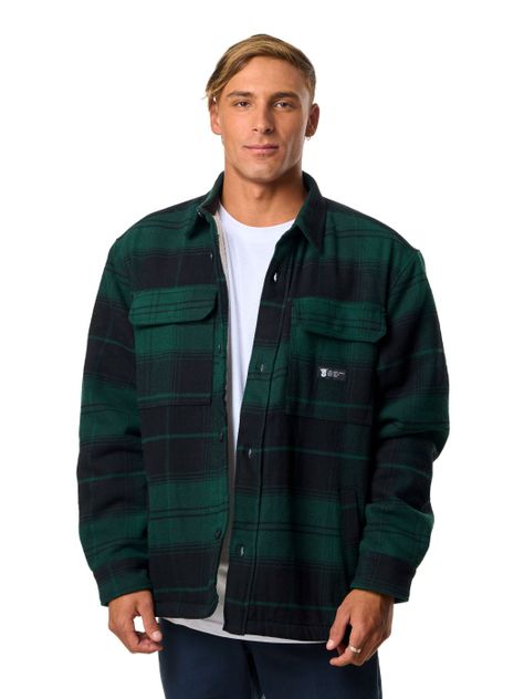 Chaqueta Stoked Hombre Barrel Verde-0