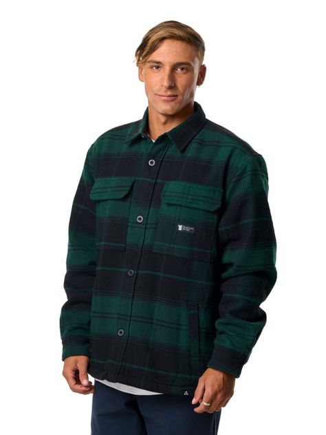 Chaqueta Stoked Hombre Barrel Verde-1