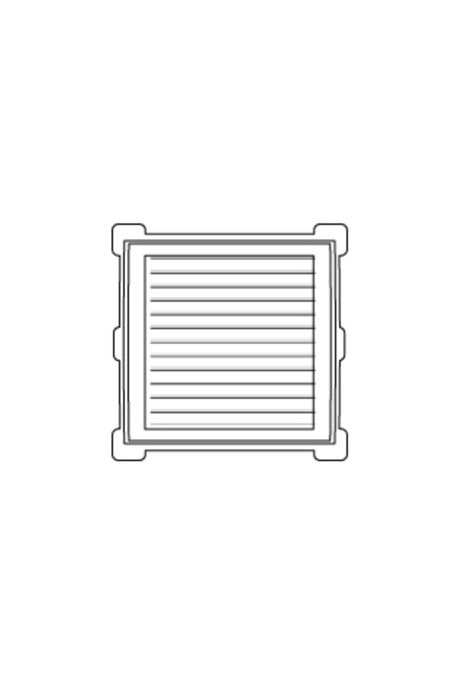 Celosía PVC Cuadrada Muro Exterior 12'' Blanca DVP-0