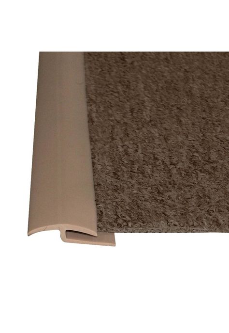 Cubrejunta Alfombra Tipo J Beige 35x2 mm 1 mt 10 un DVP-0