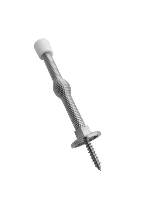 Tope de Puerta Recto Flex 7,5cm Metálico Aluminio 25 un DVP-0