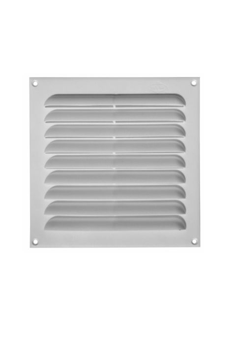 Celosía Ventilación PVC Plana 20x20cm Blanco 10un DVP-1
