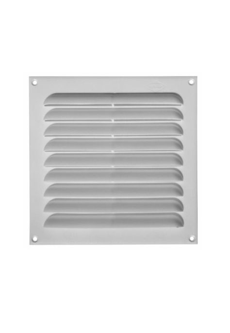 Celosía Ventilación PVC Plana 20x20cm Blanco 10un DVP-0