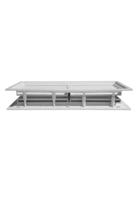 Celosía Ventilación PVC Beagle 35x13 cm Blanco 1un DVP-1