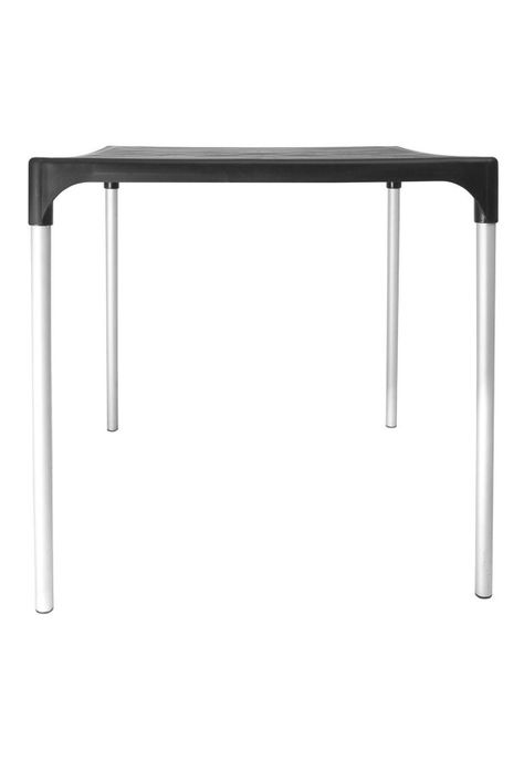 Mesa Plástica Exterior 75x70x70cm Negra DVP-1