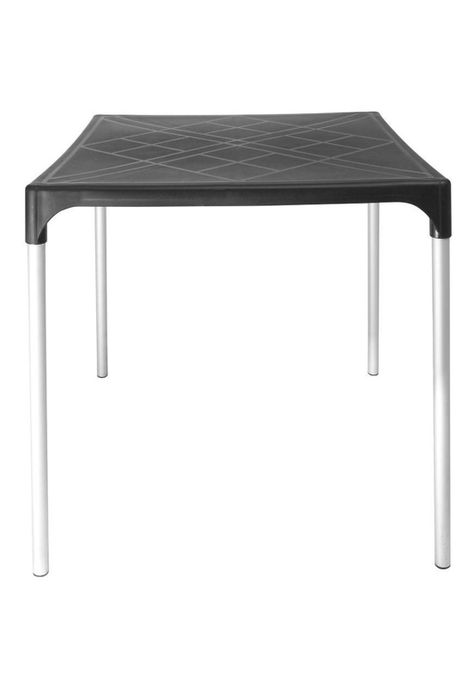Mesa Plástica Exterior 75x70x70cm Negra DVP-3