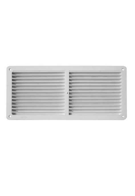 Celosía Ventilación PVC c/Pestaña 30x13,5 cm Blanco 10u DVP-0