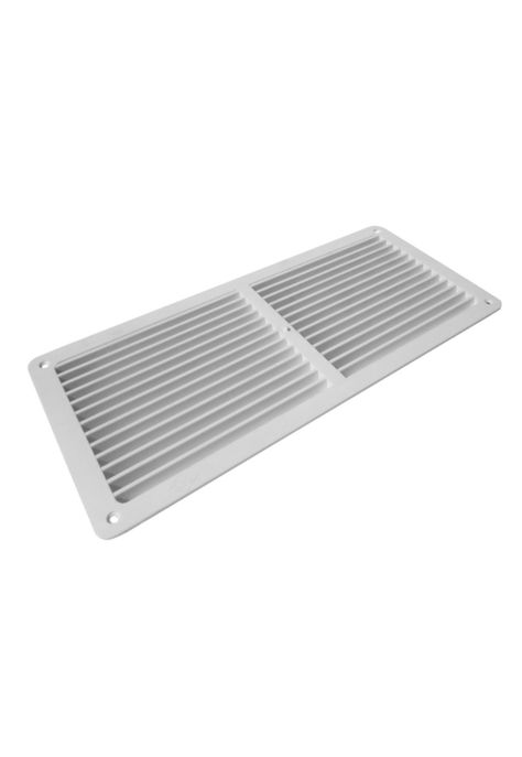 Celosía Ventilación PVC c/Pestaña 30x13,5 cm Blanco 10u DVP-1