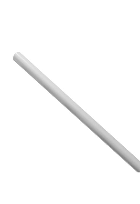 Barra Baño o Closet Redonda 1'' Blanco 1,8 Metros Dvp-1