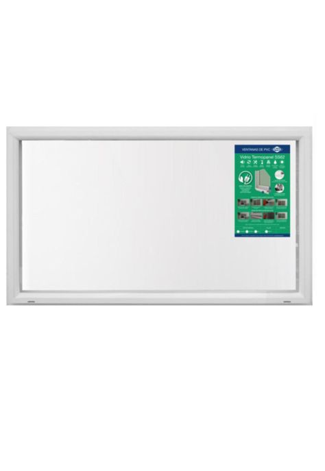Ventana Termopanel Pvc Fija Blanca 120x70cm Dvp-0