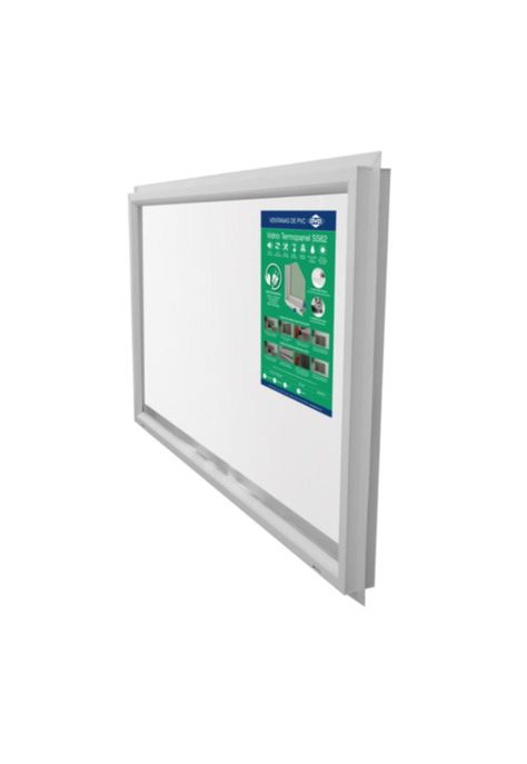 Ventana Termopanel Pvc Fija Blanca 120x70cm Dvp-1
