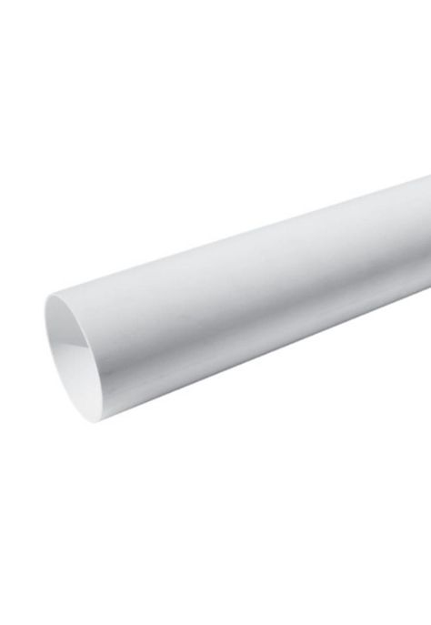 Tubo Bajada para Canaleta Agua Lluvia 80mm 4mts Blanco DVP-0