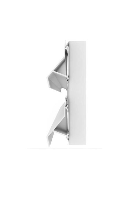 Quiebravista PVC Lama Z 80mm Gris 6 mts DVP-3