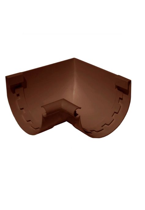 Conector Interior 110mm para Canaleta Agua Lluvia Café DVP-0