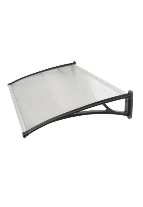 ALERO POLICARBONATO CURVO TRANSPARENTE DE 0,7x1.2 MTS-0