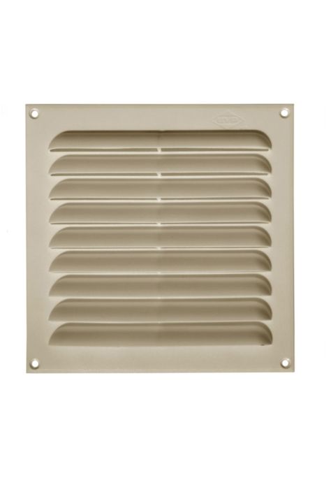 Celosía Ventilación PVC Plana 20x20 cm Beige 10un DVP-1