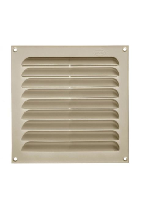 Celosía Ventilación PVC Plana 20x20 cm Beige 10un DVP-0