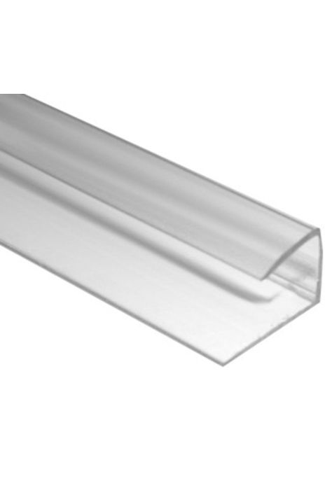Cubrezócalo para Planchas 8 a 10mm x 2,1mts Transparente DVP-0
