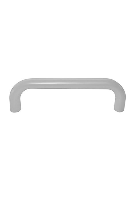 Tirador Plástico Brasil 64mm con Tornillos Blanco 40 un DVP-0