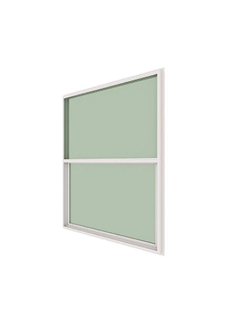 Ventana Vidrio Simple Pvc Guillotina Blanca 50x60cm Dvp-1