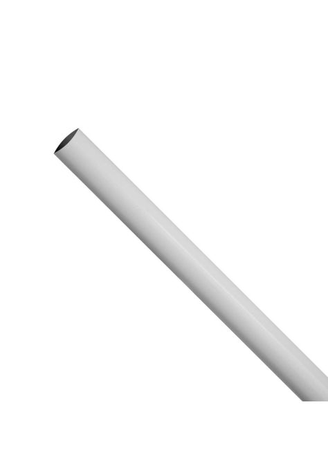 Barra Baño Aluminio PVC 1" 1,8mts Blanco DVP-0