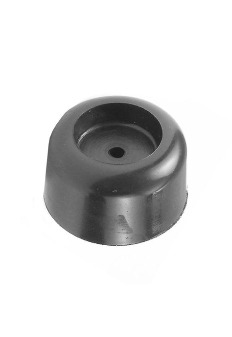 Tope de Puerta Redondo 30 mm Plástico Negro 60 un DVP-0