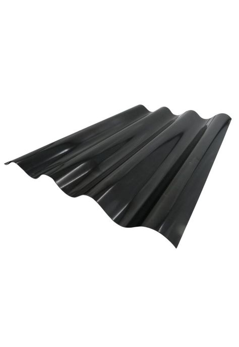 Polionda Acanalado Negro Mate 0,7x0,81x2,5mts-0
