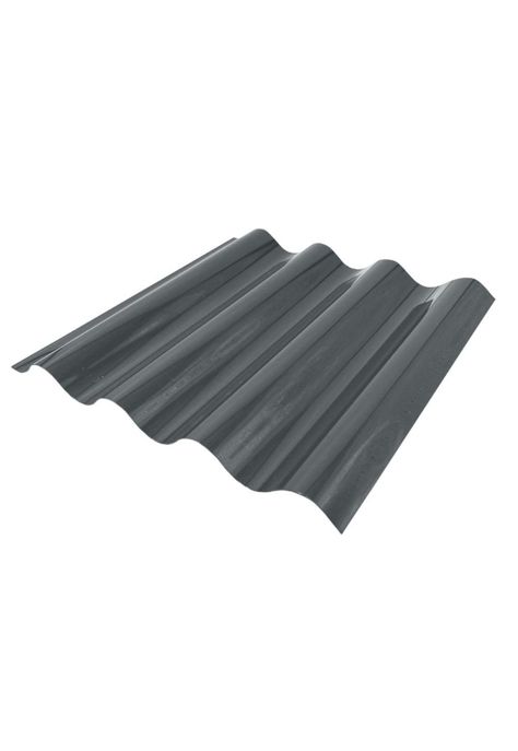 Polionda Acanalado Negro Mate 0,7x0,81x2mts-0