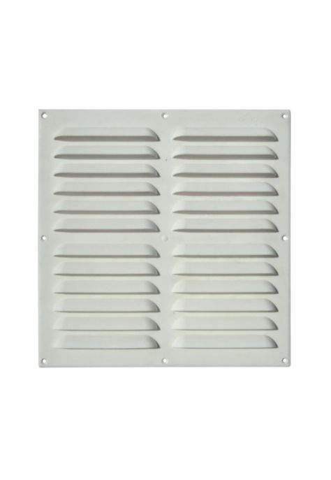 Celosía Ventilación PVC Plana 30x30 cm Blanco 1un DVP-0